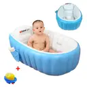 Фото 2 — Надувная детская ванночка Intime Baby Bath Tub • Портативная складная надувная ванна для новорождённых и детей до 4 лет