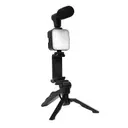 Фото 1 — Комплект для влогінгу VIDEO-MAKING KIT AY49 для смартфона з перехідником Type-C • Набір блогера для телефону 4в1 AY-49