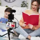 Фото 3 — Комплект для влогінгу VIDEO-MAKING KIT AY49 для смартфона з перехідником Type-C • Набір блогера для телефону 4в1 AY-49