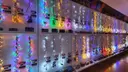 Photo 5 — Гирлянда нитка 300LED warm 100-10 LED флеш на черном проводе ∙ Провод гирлянда шарики 300 LED