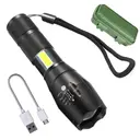 Фото 1 — Фонарик ручной BAILONG BL-29-T6 USB MICRO CHARGE ∙ Тактический водонепроницаемый фонарь BAILONG BL-29-T6