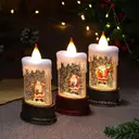 Photo 4 — Новогодний ночник Свеча со снеговиком SH2826 ∙ Новогодний музыкальный ночник-светильник SH2826