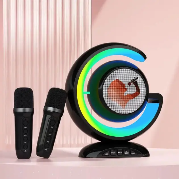 Night Light Lamp with Bluetooth Speaker YS-110, Two Microphones