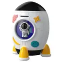 Фото 1 — Сейф-скарбничка Ракета електронна музична 852A ∙ Дитячий електронний сейф-скарбничка у формі космічної ракети