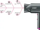 Фото 2 — Професійний фен VGR V-400 для дому та салону ∙ Фен VGR V-400 для дому