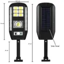 Фото 4 — Прожектор LED настенный CL-728 сенсорный уличный с солнечной панелью и пультом