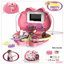 Фото 2 — Дитячий косметичний набір Kids Pretend Toy Bag сумка для макіяжу з дзеркалом ∙ Ігровий набір Kids Pretend Toy Bag для дівчат