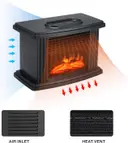 Фото 6 — Обігрівач у вигляді каміна Flame Heater для дому ∙ Портативний міні-обігрівач Flame Heater
