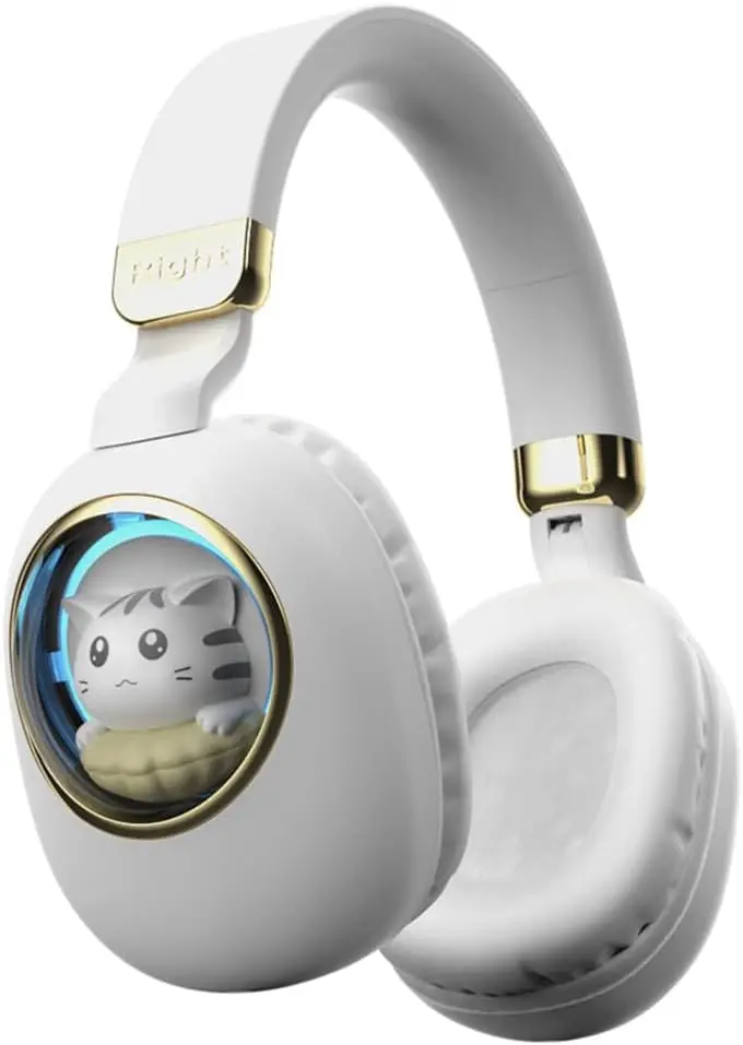 Наушники детские беспроводные ST862 "CAT IN A CAPSULE", с LED