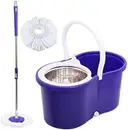 Фото 1 — Швабра с ведром вращающаяся на 360° Rotary Mop Wash X ∙ Турбо-швабра 360° Rotary Mop Wash X с отжимом