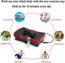 Фото 2 — Віброплатформа для схуднення Minexo VIBRO SLIM SHAPER PRO RED з пультом ДУ та еспандерами