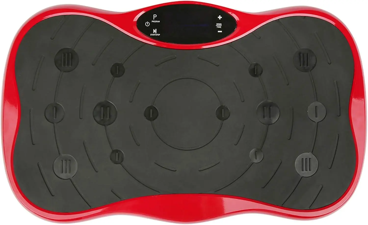 Віброплатформа для схуднення Minexo VIBRO SLIM SHAPER PRO RED з пультом ДУ та еспандерами
