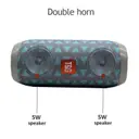 Фото 2 — Портативна стереоколонка Bluetooth T&G TG117 для відпочинку ∙ Бездротова водостійка Bluetooth-колонка TG-117 для дому