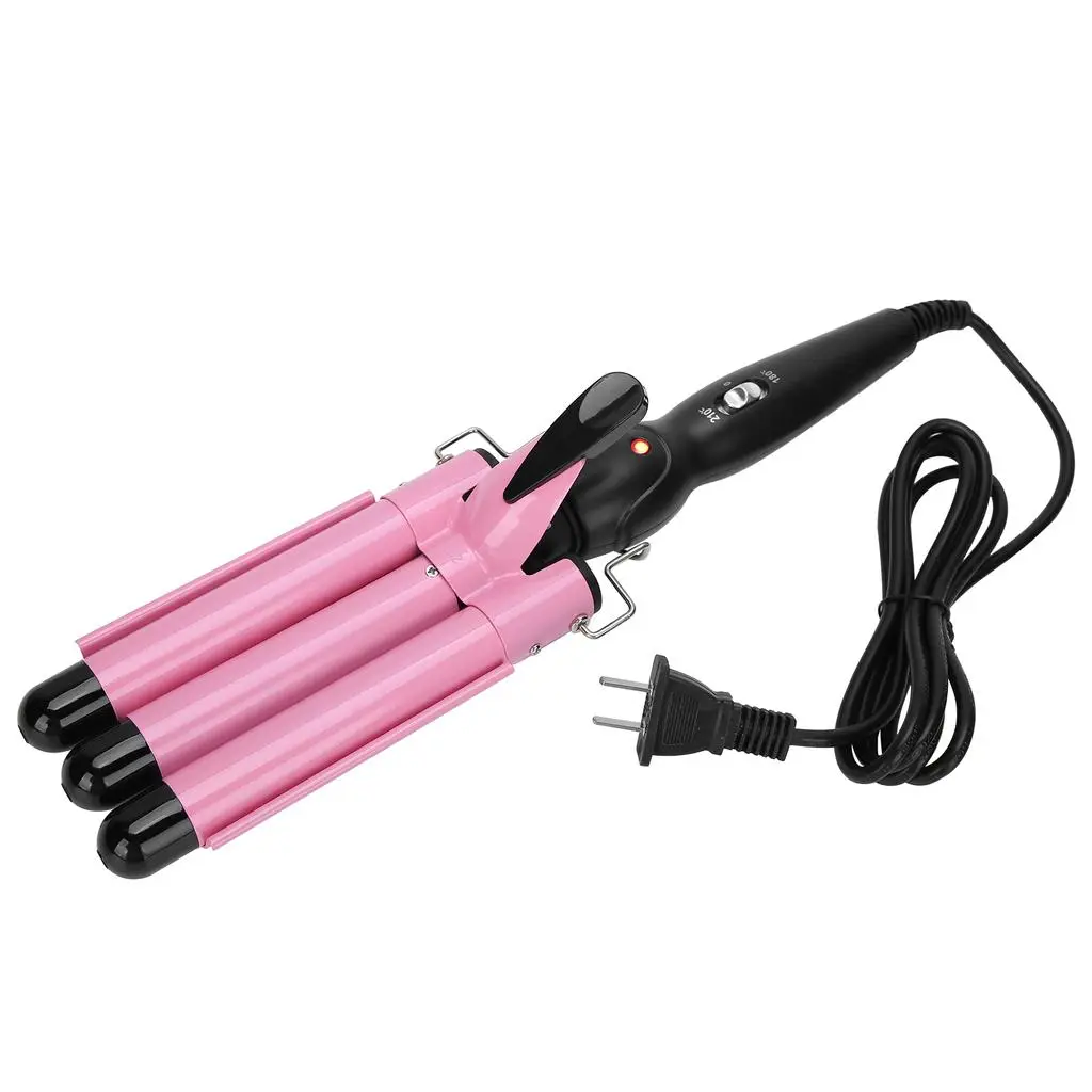 Triple Barrel Curling Iron Gemei GM-1956, with Display