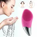 Фото 2 — Електрична силіконова щітка Sonic Facial Brush Вібро - щіточка масажер для очищення шкіри обличчя та тіла