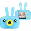 Фото 1 — Дитячий фотоапарат Зайчик Baby Photo Camera Rabbit ∙ Дитяча фото відео камера ∙ Таймер ∙ Вбудовані режими з масками та стікерами