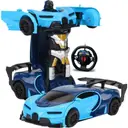 Фото 1 — Машинка трансформер Автобот Bugatti Robot Car на радиоуправлении 2 в 1