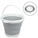Photo 1 — Туристическое складное ведро, 5 л Cиликоновое ведро Сollapsible Bucket