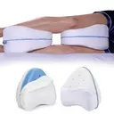 Фото 4 — Ортопедична подушка для ніг Contour Leg Pillow гіпоалергенна подушка з пам'яттю