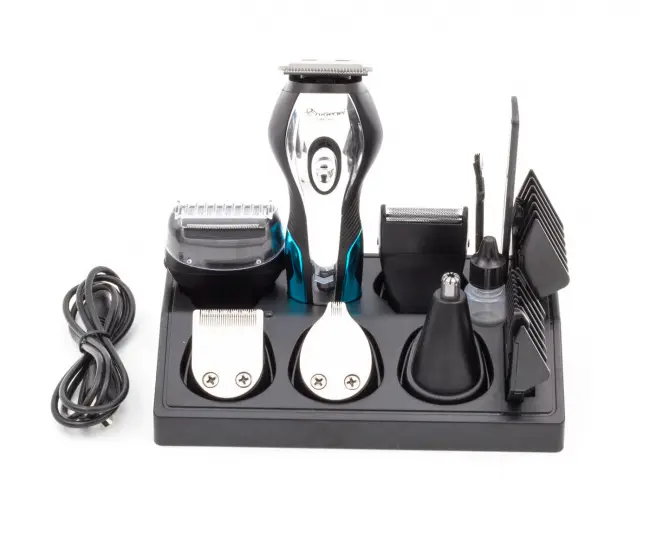 2-in-1 shaver and trimmer GEMEI GM-562, USB charging, indicator, stand