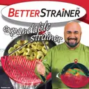Фото 3 — Универсальный друшлаг - накладка для слива воды BETTER STRAINER Дуршлаг | сито | ситечко