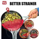 Фото 5 — Универсальный друшлаг - накладка для слива воды BETTER STRAINER Дуршлаг | сито | ситечко