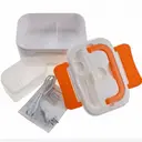 Фото 6 — Ланч-бокс із підігрівом від мережі 220V Electric lunch box