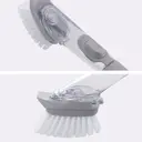 Фото 5 — Багатофункціональна щітка Decontamination Wok Brush NJ-233 для миття та чищення з дозатором