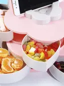 Photo 6 — Двухъярусная менажница для фруктов, закусок, сладостей ∙ Тарелка - поднос с секциями, 2 яруса