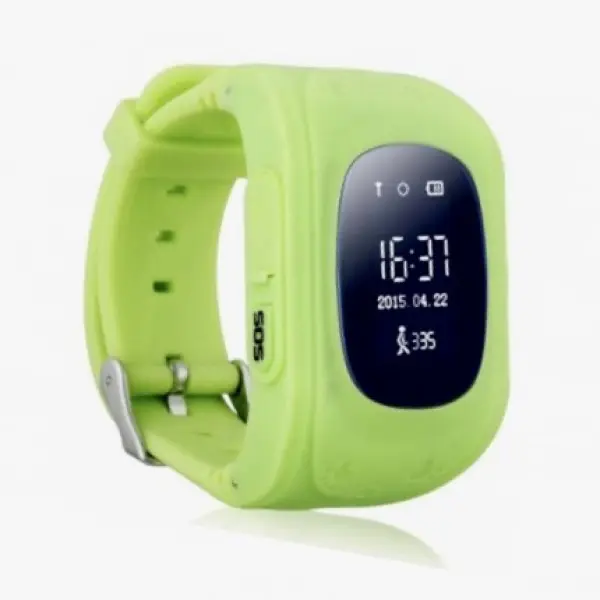 Часы детские умные Smart Baby Watch с GPS-трекером, салатовые
