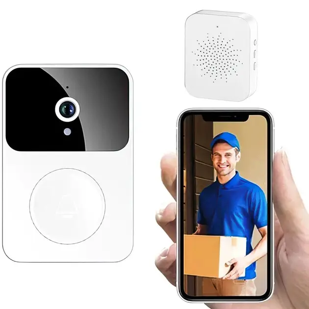 Smart video doorbell X9, wireless video call, camera, Wi-Fi, motion sensor