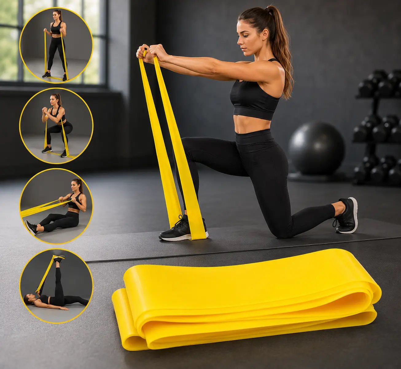 Фітнес-гумка еластична PRO Strength Toning Band
