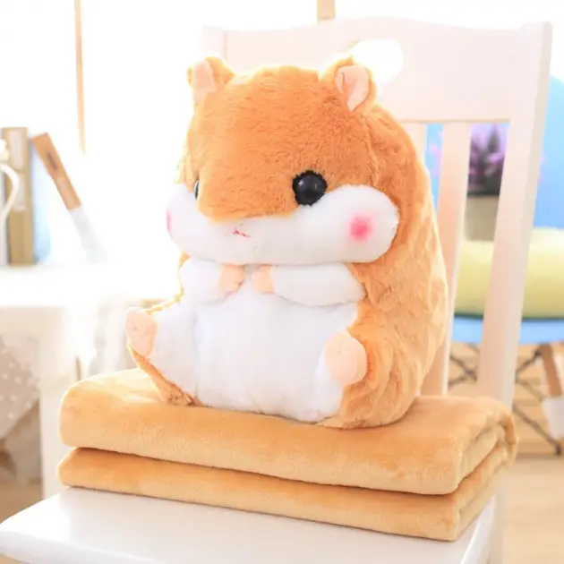 Hamster blanket 3-in-1 (blanket, toy, pillow)