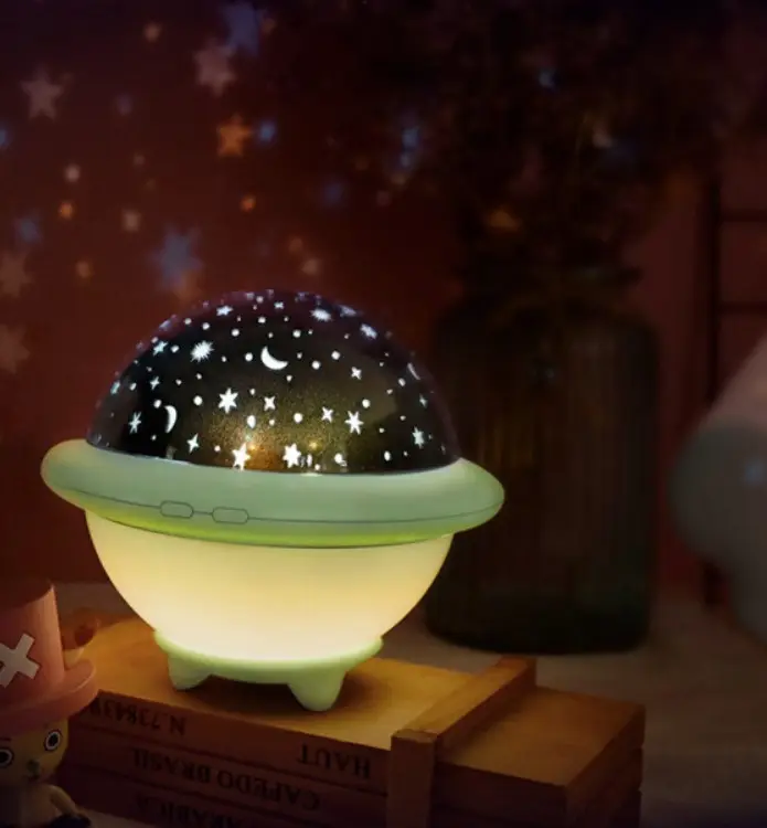 Star sky projector night light for kids, soft light