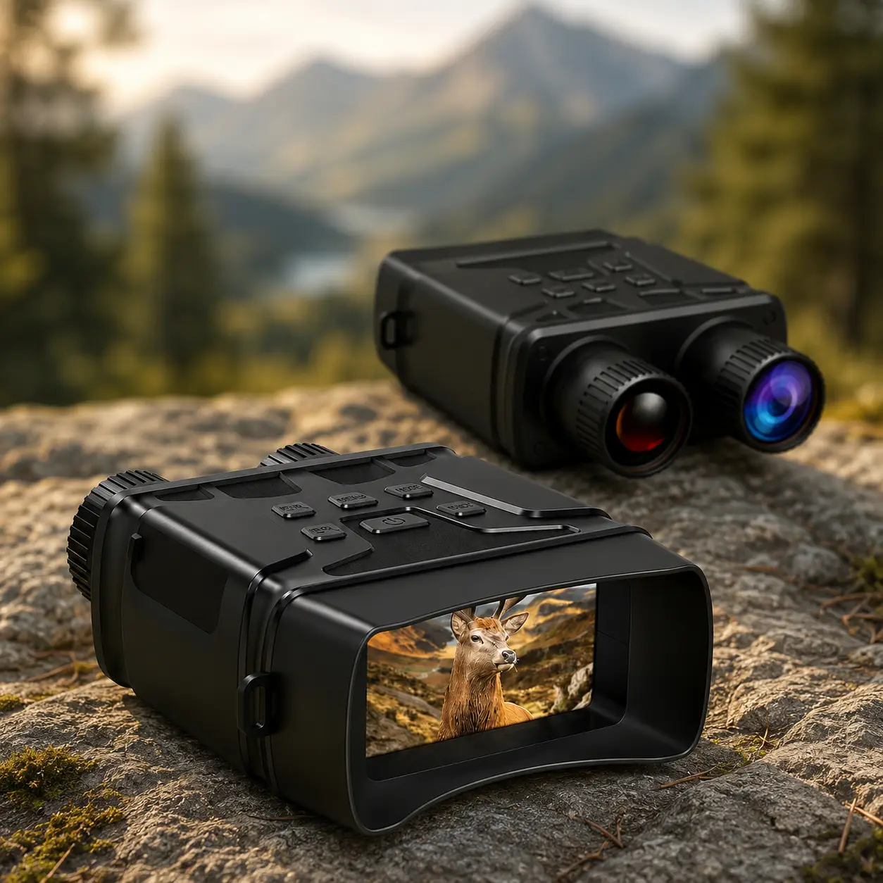Бинокль ночного видения Night Vision R6 с IPS-дисплеем Full HD ИК-подсветкой