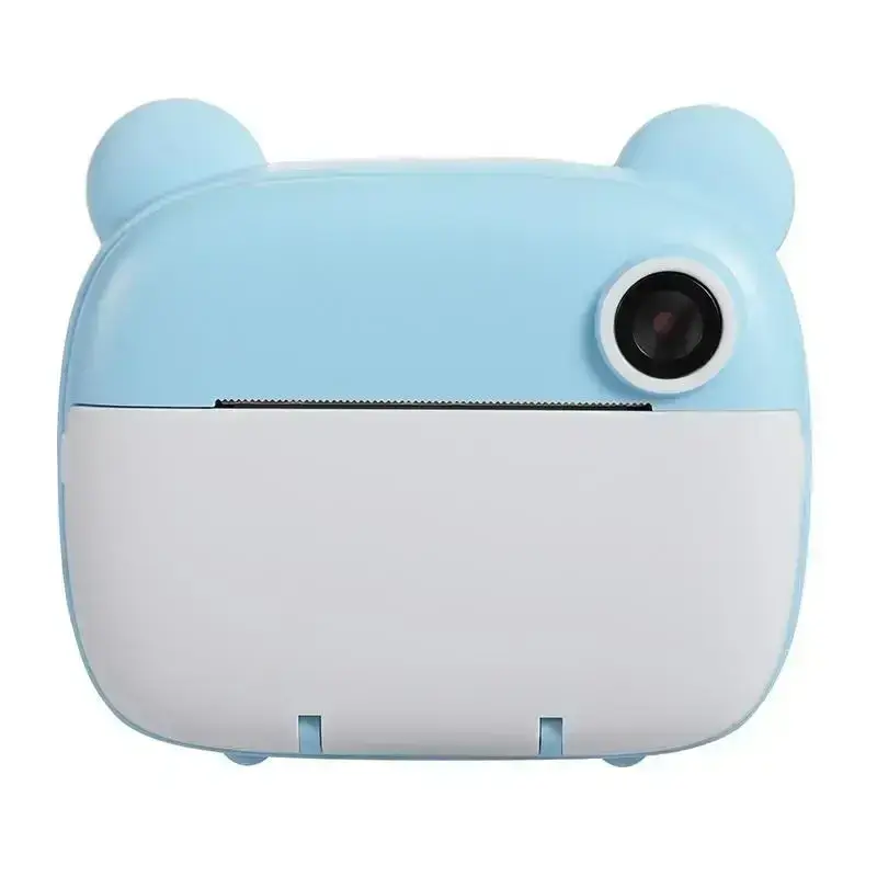 M&A-2000 kids' instant-print digital camera with thermal printer, blue