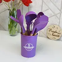 Набір кухонного приладдя силіконовий Kitchen Set RB-2239, фіолетовий, 12 предметів