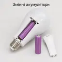 Фото 5 — Аккумуляторная LED-лампа CK-8039 E27 / Ламочка в патрон 20 Вт+ 2 аккумулятора