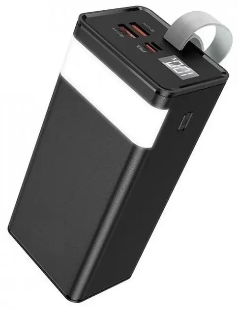 Павербанк PowerBank WUW-T159 30000 мАг, з ліхтариком та дисплеєм, 2xUSB