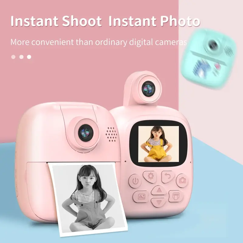 Kids instant print digital camera with thermal printer A19