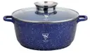 Фото 2 — Кастрюля Top Kitchen TK00052, 24 см, 4,2 л, черная в белую точку / черная в оранжевую точку / синяя