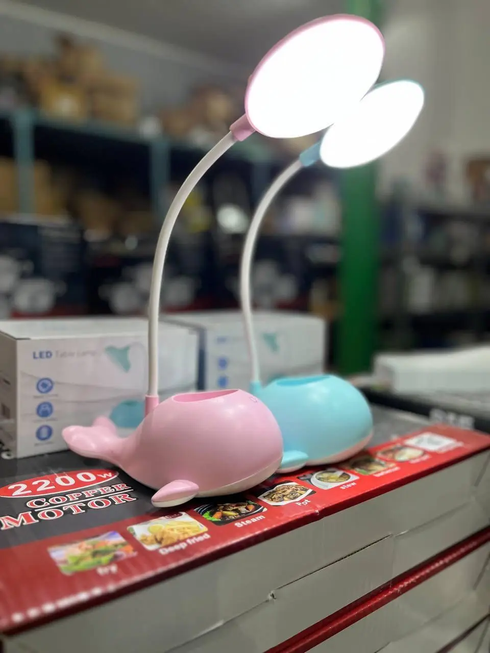 LED Desk Lamp BL-6588 Rechargeable with Stationery Compartment