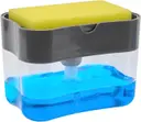 Фото 1 — Органайзер для мочалок з мильницею та дозатором Soap Pump Sponge Caddy SPSC30 PP