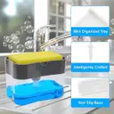 Фото 3 — Органайзер для мочалок з мильницею та дозатором Soap Pump Sponge Caddy SPSC30 PP