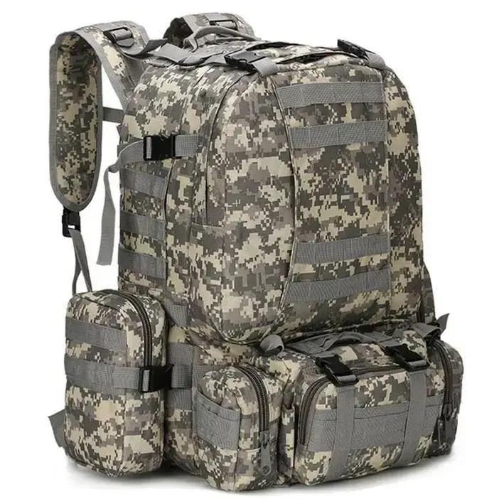 Backpack with Pouches 55 Liters RVL B08-Pixel Camouflage