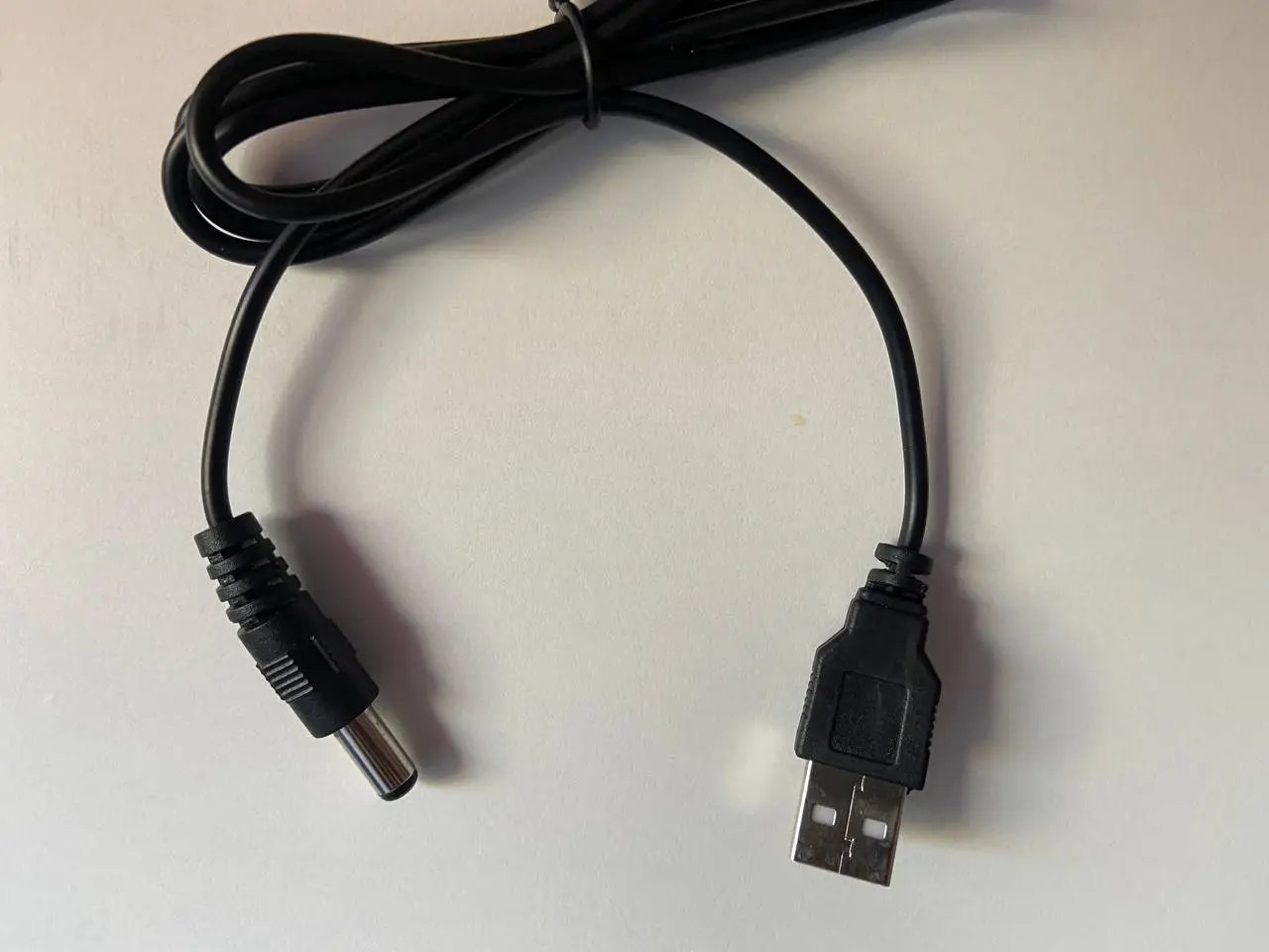 Кабель живлення USB-DC для роутера 5V, від павербанка