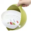 Фото 2 — Дуршлаг MESH STRAINER Drain Basket 2в1, дуршлаг-ковш