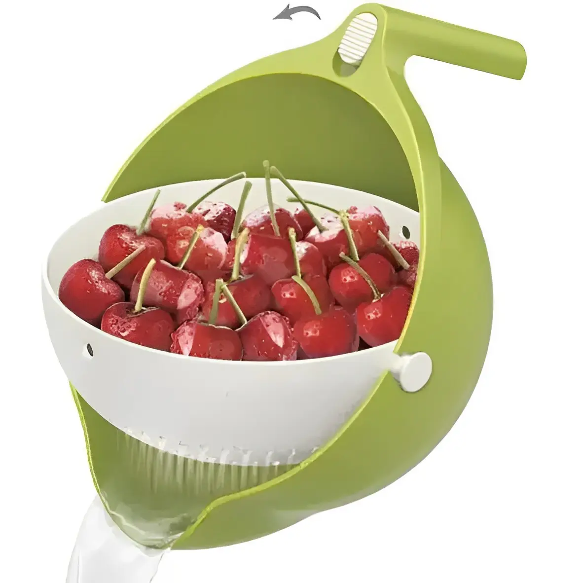 Дуршлаг MESH STRAINER Drain Basket 2в1, дуршлаг-ковш