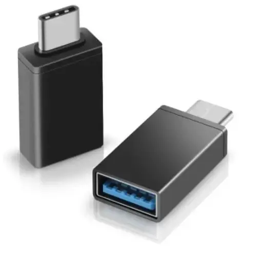 Перехідник USB OTG-01 з телефону на флешку - Type-C чорні
