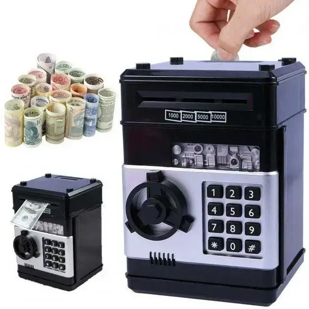 Electronic Piggy Bank Safe Number Bank 'ATM' Kids with Code Lock